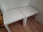 2 ikea lack bijzet tafeltjes wit zgan, Huis en Inrichting, 45 tot 60 cm, Minder dan 55 cm, Vierkant, Ophalen of Verzenden