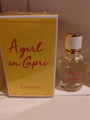 A girl in Capri Lanvin 50 ml eau de toilette beschikbaar voor biedingen