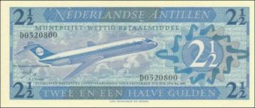 Nederlandse Antillen bankbiljet 2,5 gulden 1970, Pick 21a UN beschikbaar voor biedingen
