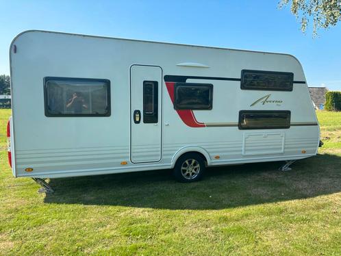 Burstner Averso Plus 510 TK - 7 persoons met hefbed, Caravans en Kamperen, Caravans, Particulier, meer dan 6, 1250 - 1500 kg, Treinzit