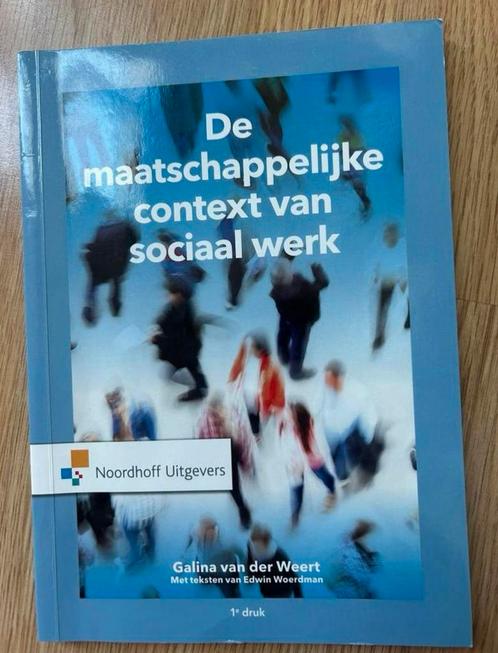 De maatschappelijke context van sociaal werk, Boeken, Economie, Management en Marketing, Zo goed als nieuw, Overige onderwerpen