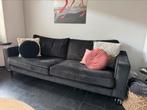 Woood bank Robin 3-zits fluweel zwart, Ophalen, Gebruikt, Driepersoons, 75 tot 100 cm