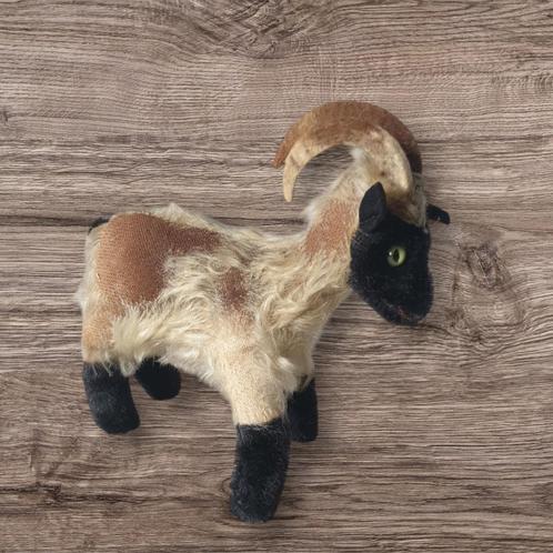 Vintage Steiff berggeit Snucki in stevig gebruikte staat, Antiek en Kunst, Antiek | Speelgoed, Ophalen of Verzenden