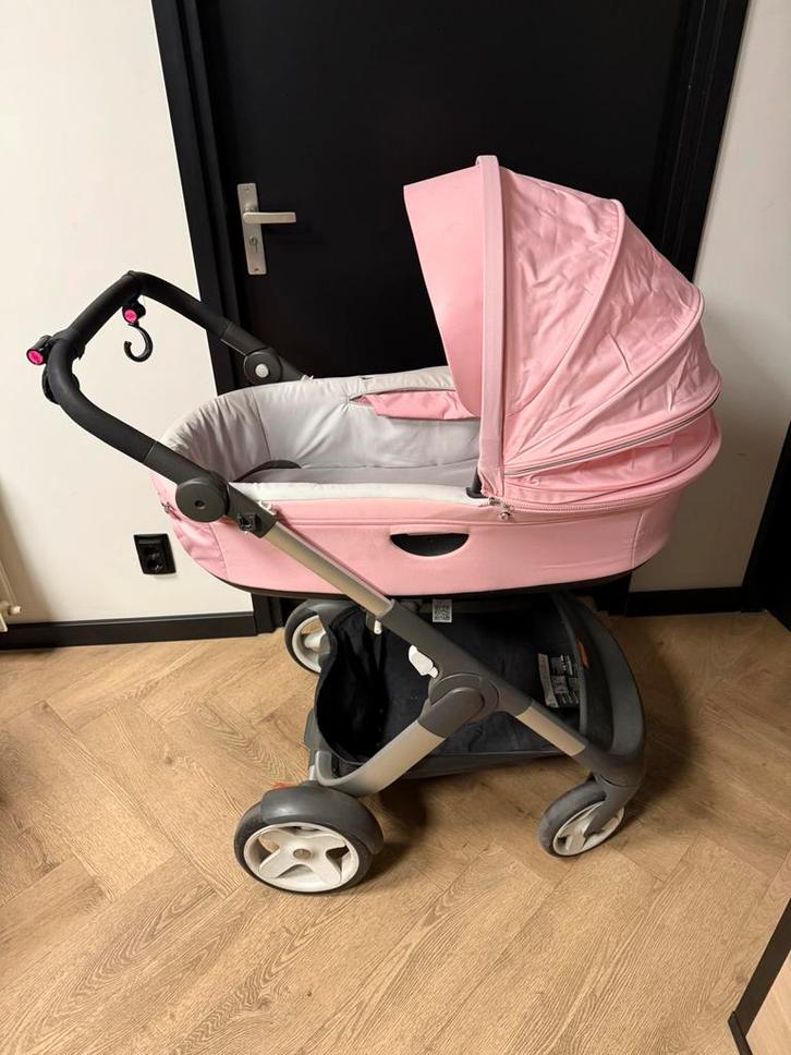 Stokke crusi combinatie kinderwagen diverse extras, Kinderen en Baby's, Kinderwagens en Combinaties, Zo goed als nieuw, Combiwagen