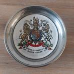 Silver plated Queen Elizabeth II bord, Ophalen