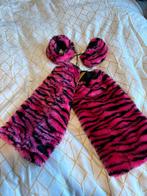 Roze beenwarmers en roze veren boa, Kleding | Dames, Ophalen of Verzenden, Nieuw, Carnaval