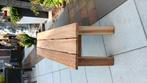 Teak houten bankje nieuw, Tuin en Terras, Tuintafels, Ophalen, Nieuw, Rechthoekig, Teakhout
