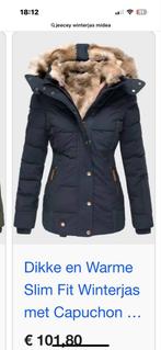 Jeecey Winterjas met Capuchon - Maat S, Ophalen of Verzenden, Zo goed als nieuw, Maat 36 (S), Blauw