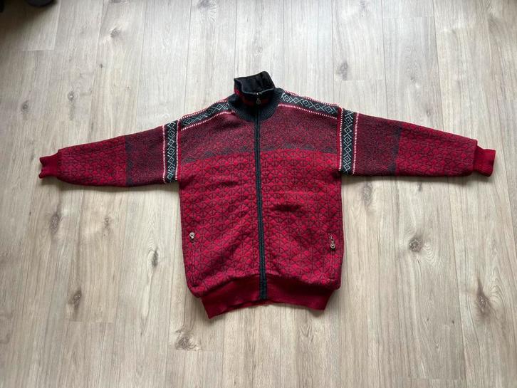 Windfjord Noors wollen vest Windstopper mt XL, Kleding | Heren, Truien en Vesten, Zo goed als nieuw, Maat 56/58 (XL), Rood, Ophalen of Verzenden