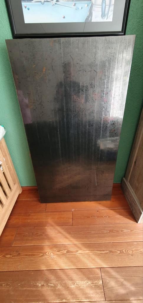 Eettafel + 4 stoelen, Huis en Inrichting, Tafels | Eettafels, Gebruikt, 50 tot 100 cm, 150 tot 200 cm, Vijf personen of meer, Rechthoekig