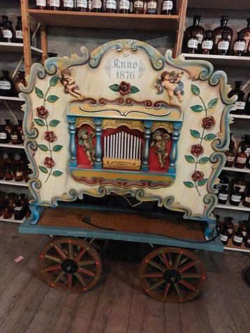 Vintage elektrische straatorgel / draaiorgel – Anno 1876 – beschikbaar voor biedingen