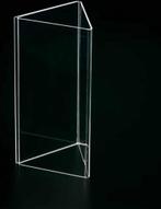 Pyramide/driehoek A4 - plexi - 10 x 21 Porte-menu en plexi, Ophalen of Verzenden, Nieuw