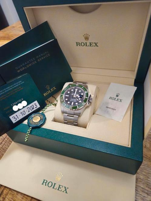 Rolex 126610LV ' Starbucks' MK2 | 2023 NIEUW, Sieraden, Tassen en Uiterlijk, Horloges | Heren, Nieuw, Rolex, Staal, Staal, Ophalen of Verzenden
