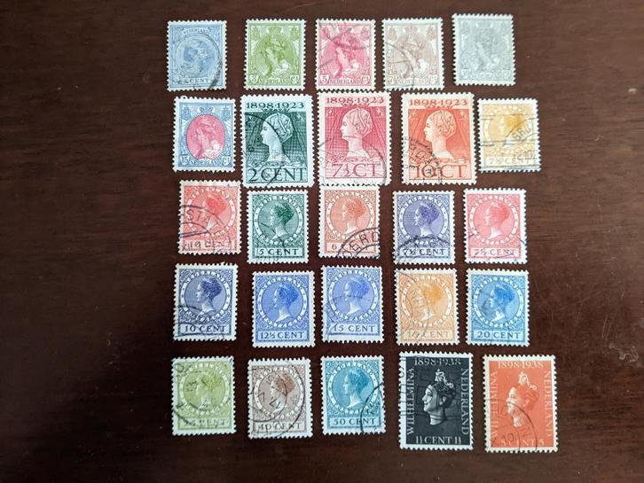 NL 1891-1948; KAVEL 50 versch KONINGIN WILHELMINA 2 FOTO"S, Postzegels en Munten, Postzegels | Nederland, Gestempeld, Na 1940
