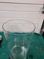 vaas cylinder rond dik glas, Huis en Inrichting, Woonaccessoires | Vazen, Ophalen of Verzenden, 'T Olde Gre-j, Info@toldegrej.nl