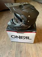 Helm O’Neal mat zwart incl bril en vizier, Ophalen of Verzenden, Tweedehands, Offroadhelm, Overige merken