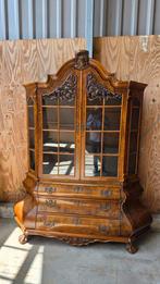 Grote Anntieke Hollandse vitrine kast, Ophalen