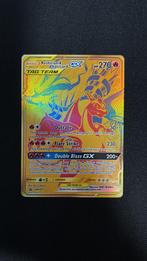 Reshiram & Charizard S&M 247 van de Pokémon promo set, Ophalen of Verzenden, Zo goed als nieuw, Losse kaart, Foil