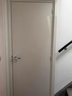 Houten binnendeur 77,5x201 cm rechtsdraaiend met slot, Ophalen, Gebruikt, Minder dan 80 cm, Binnendeur