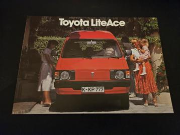 Brochure Toyota LiteAce 1981 beschikbaar voor biedingen