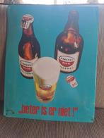 Vintage Amstel Bier Emaille Reclamebord, Antiek en Kunst, Antiek | Emaille, Ophalen of Verzenden