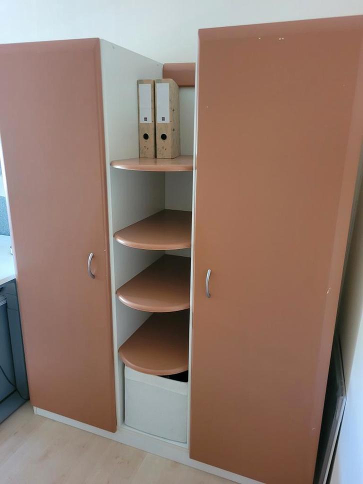 Kledingkast met deuren en planken, Huis en Inrichting, Kasten | Kledingkasten, Gebruikt, 150 tot 200 cm, 150 tot 200 cm, 50 tot 75 cm