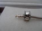 Pandora Clip/stopper, Sieraden, Tassen en Uiterlijk, Bedels, Verzenden, Zo goed als nieuw, Zilver, Pandora