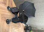 Stokke kinderwagen zwart, Gebruikt, Combiwagen, Verstelbare duwstang, Ophalen