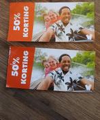 Kortingskaartjes walibi, Tickets en Kaartjes, Twee personen, Kortingskaart