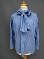 LILI & LALA maat S, blouse met "strikjeskraag"., Kleding | Dames, Maat 38/40 (M), Blauw, Zo goed als nieuw, LILI & LALA