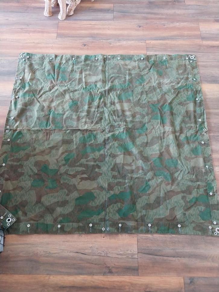 Zwitserse ww2 tentzeil, Antiek en Kunst, Antiek | Kleden en Textiel, Ophalen of Verzenden