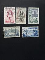 Frankrijk i uit 1953-55 gestempeld, Postzegels en Munten, Postzegels | Europa | Frankrijk, Ophalen of Verzenden, Gestempeld