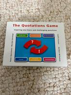 The quotations game, Ophalen of Verzenden, Zo goed als nieuw