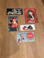 5 Coca Cola Reclame Borden, Ophalen of Verzenden, Gebruikt, Reclamebord