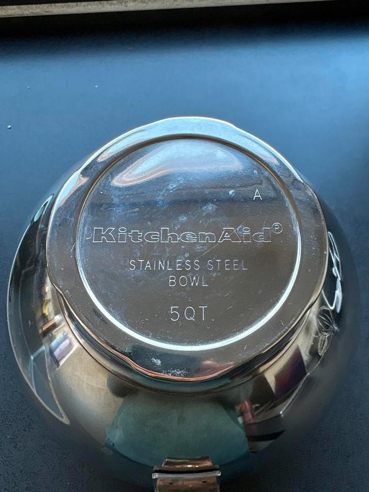 KitchenAid 5K5THSBP Mengkom 4,8L - Gepolijst RVS, Huis en Inrichting, Keuken | Keukenbenodigdheden, Zo goed als nieuw, Ophalen of Verzenden