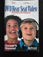 Owner's Manual "DVD rear seat video" voor Chrysler Voyager, Auto diversen, Handleidingen en Instructieboekjes, Ophalen of Verzenden
