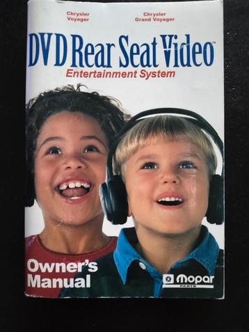 Owner's Manual "DVD rear seat video" voor Chrysler Voyager  beschikbaar voor biedingen