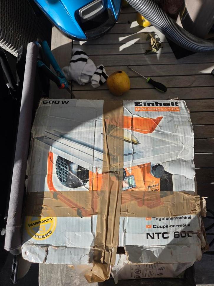 Einhell NTC 600 Tegelsnijmachine, Doe-het-zelf en Verbouw, Gereedschap | Zaagmachines, Gebruikt, Overige typen, Minder dan 600 watt