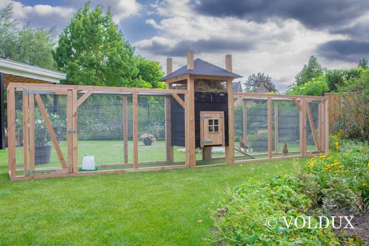 Hooiberg konijnenhok met of zonder konijnenren, Dieren en Toebehoren, Vogels | Hokken en Kooien, Nieuw, Ophalen of Verzenden