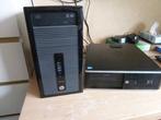 2xDesktop HP,1x tower,1x SFF, i7,Wind11+Office 2021 geactiv., Intel i7, Ophalen of Verzenden, HP, HDD