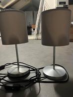 Set van 2 Moderne Tafellampen, Huis en Inrichting, Lampen | Tafellampen, Ophalen, Zo goed als nieuw, Metaal, Modern