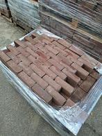 Gebakken dikformaat/7duimers rood 30m2, Tuin en Terras, Ophalen, Gebruikt, Keramiek, Klinkers