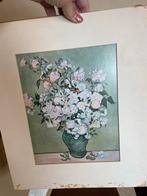Witte Rozen - Vincent van Gogh reproductie, Antiek en Kunst, Ophalen