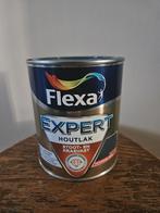 Flexa Expert houtlak 0,75L staalblauw, Blauw, Nieuw, Ophalen of Verzenden, Lak