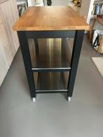 IKEA Stenstorp Rolkast zwart - 79x51x90, Ophalen, Bruin, 50 tot 100 cm, Zo goed als nieuw