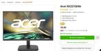 monitor-Acer - 22 inch, Ophalen, Nieuw, 101 t/m 150 Hz, HDMI