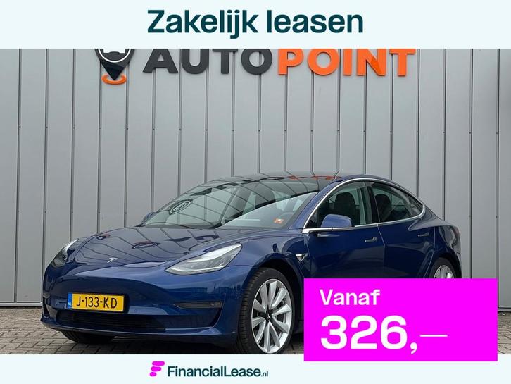 Tesla Model 3 Long Range AWD 75 kWh|DUALMOTOR|CAMERA|AUTOPIL, Auto's, Tesla, Bedrijf, Lease, Financial lease, Model 3, ABS, Airbags