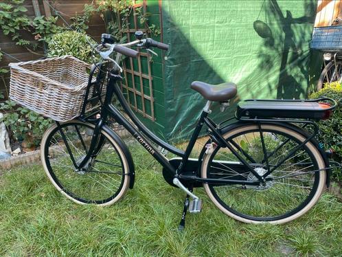 Cortina U4 electrische fiets Zwart 50cm., Fietsen en Brommers, Elektrische fietsen, Zo goed als nieuw, 47 tot 51 cm, 50 km per accu of meer