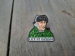 1 mooie pin van Vincent van Gogh - Let it Gogh te koop, Verzamelen, Ophalen of Verzenden, Nieuw, Overige onderwerpen, Speldje of Pin