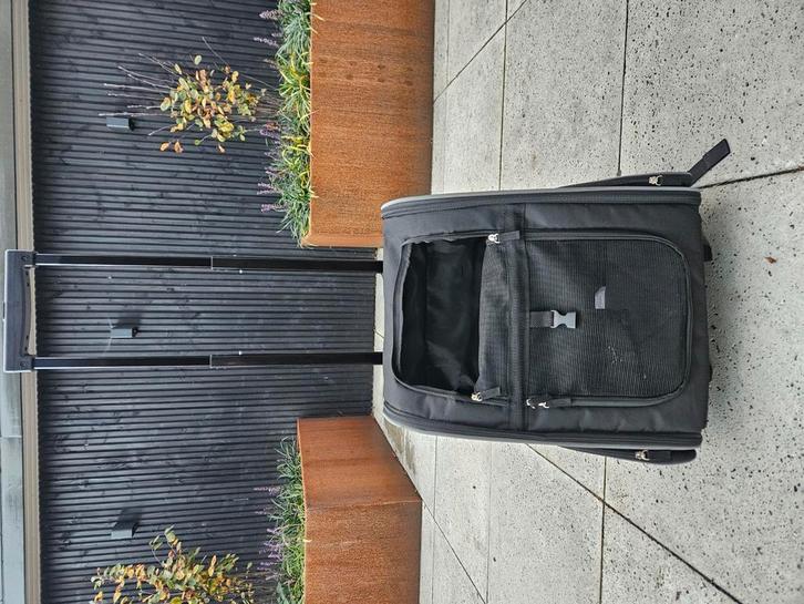 Honden trolley ( rugzak), Dieren en Toebehoren, Hondenbenches, Zo goed als nieuw, Ophalen of Verzenden
